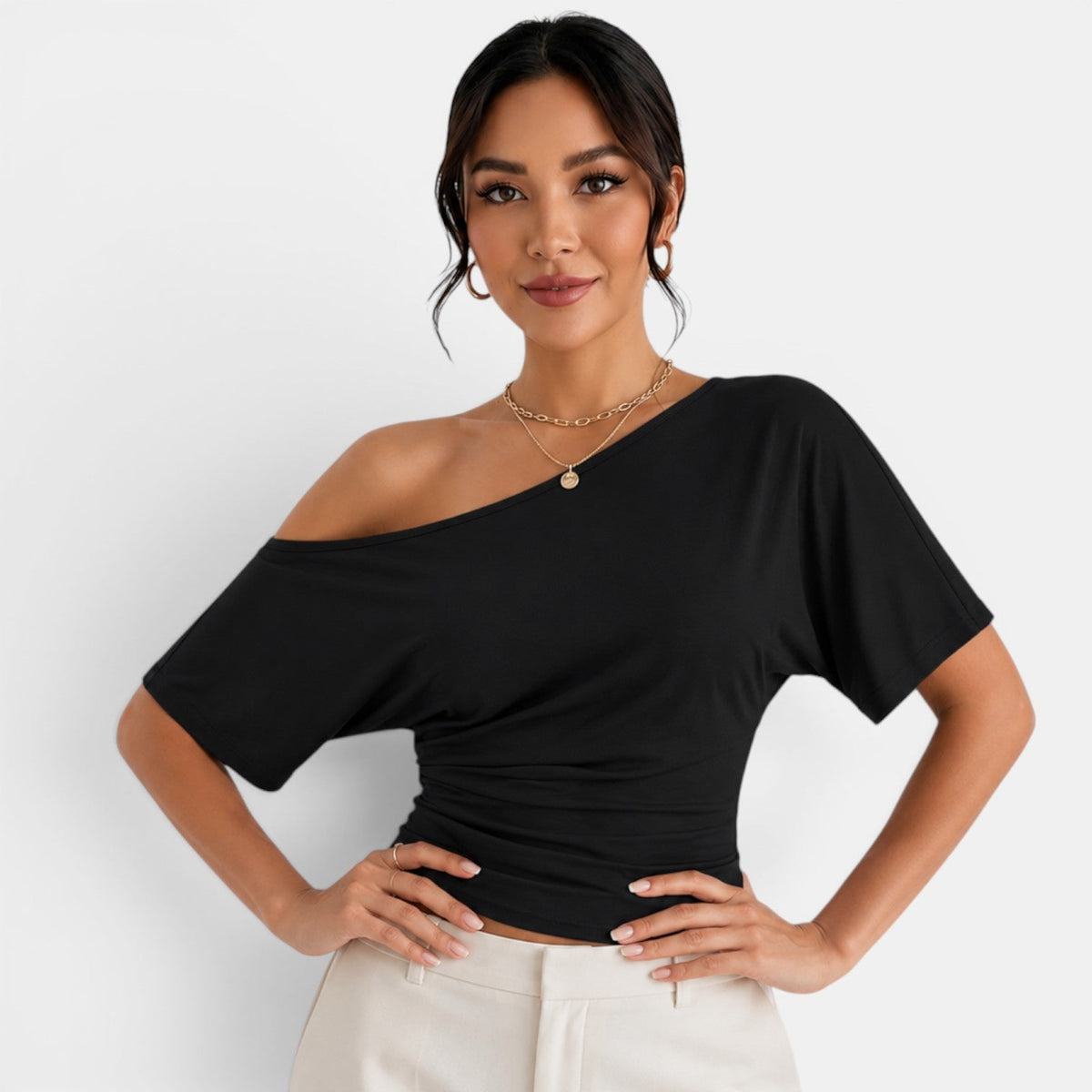 Top Hombros Descubiertos Mujer Verano