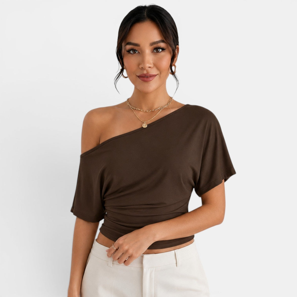 Top Hombros Descubiertos Mujer Verano