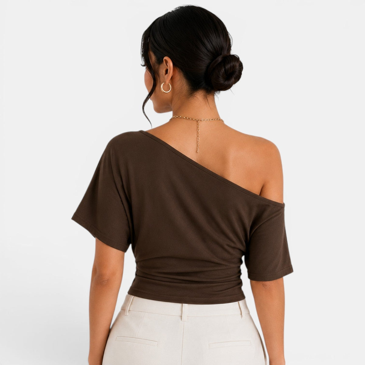 Top Hombros Descubiertos Mujer Verano