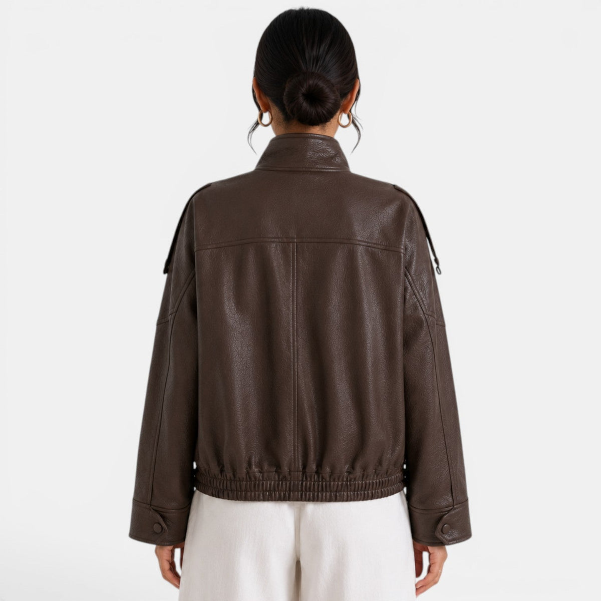 Chaqueta Bomber Piel Mujer