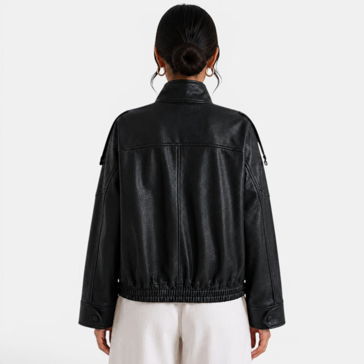 Chaqueta Bomber Piel Mujer