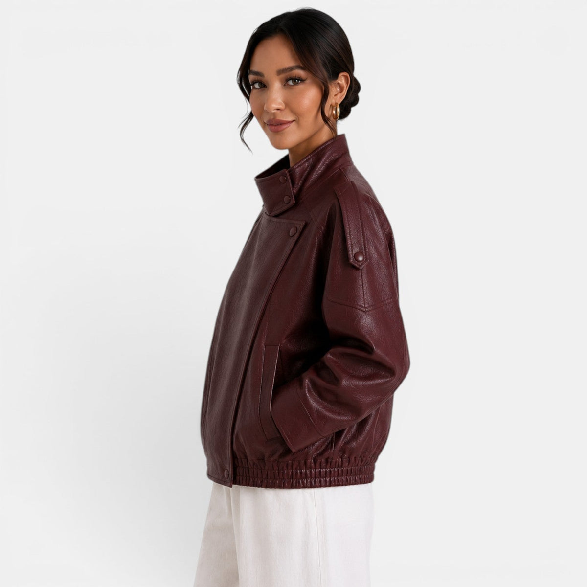 Chaqueta Bomber Piel Mujer
