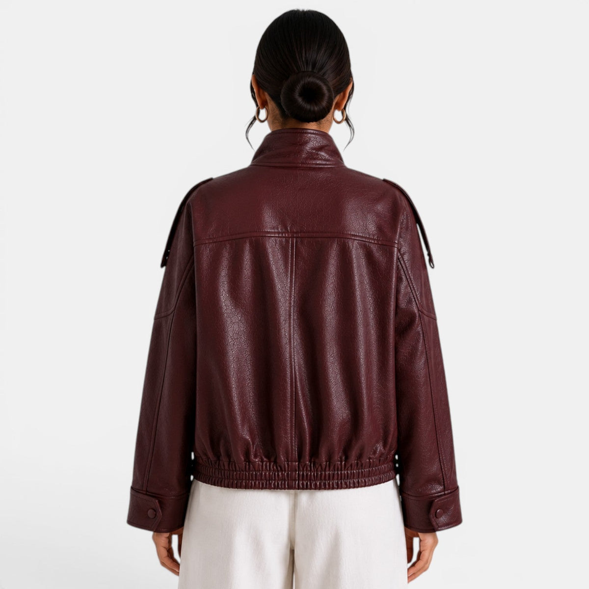 Chaqueta Bomber Piel Mujer