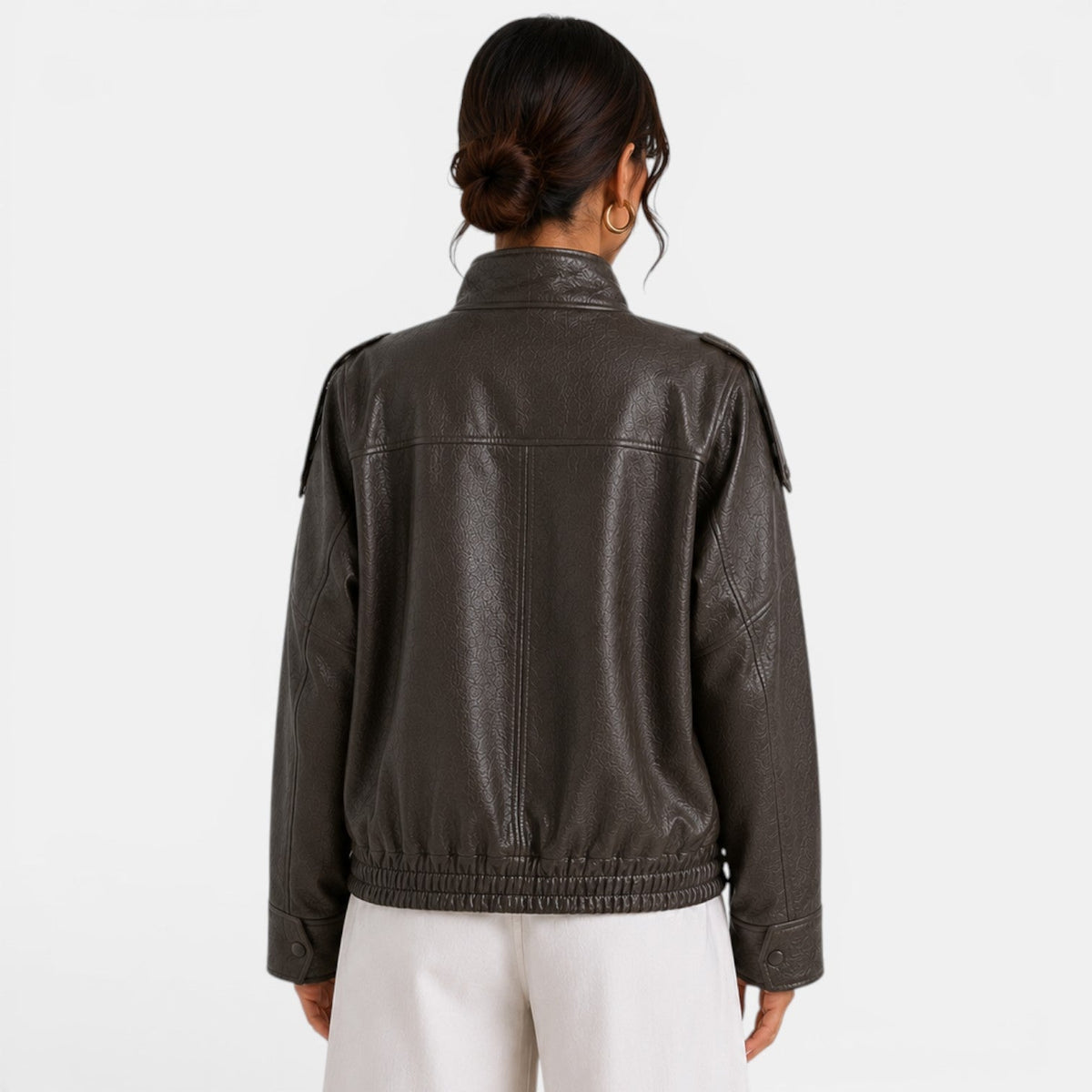 Chaqueta Bomber Piel Mujer