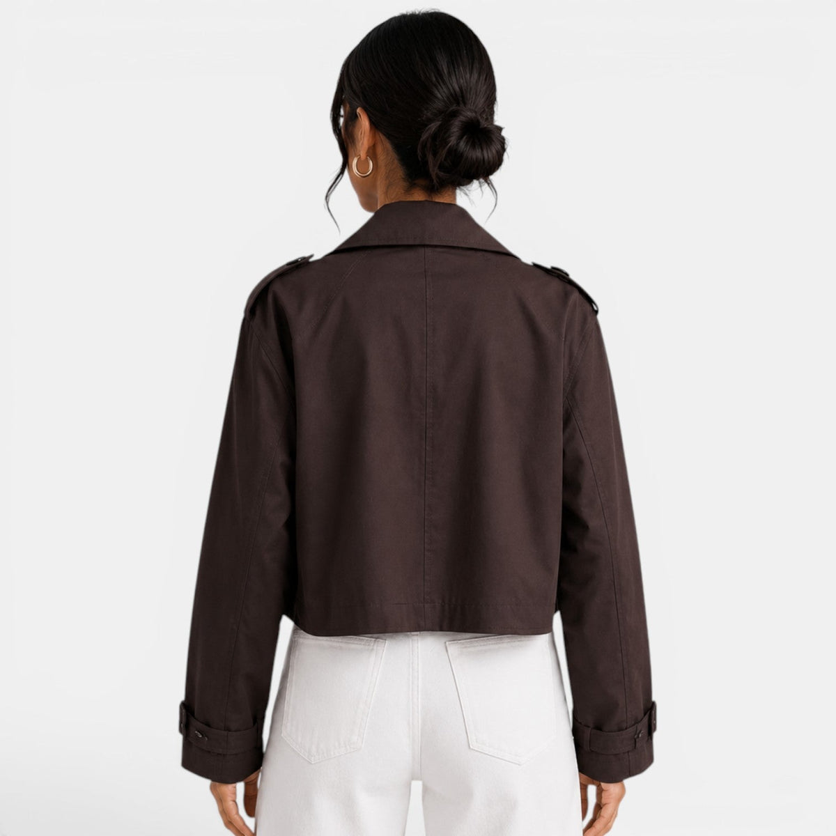 Gabardina Corta Mujer