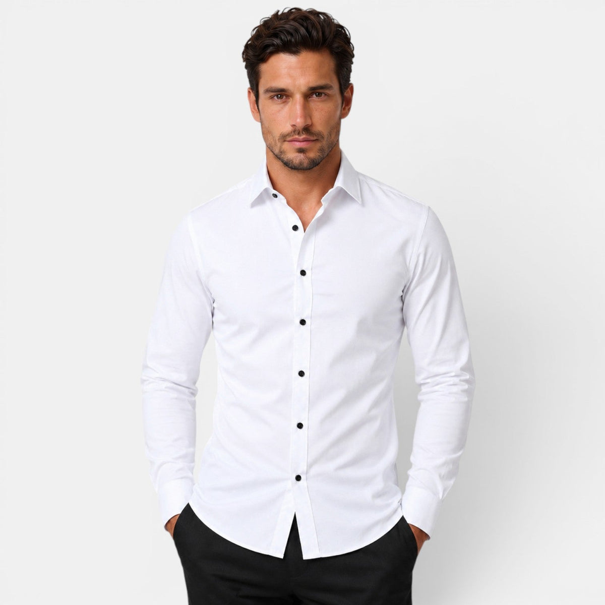 Camisa Hombre Slim Fit Elegante