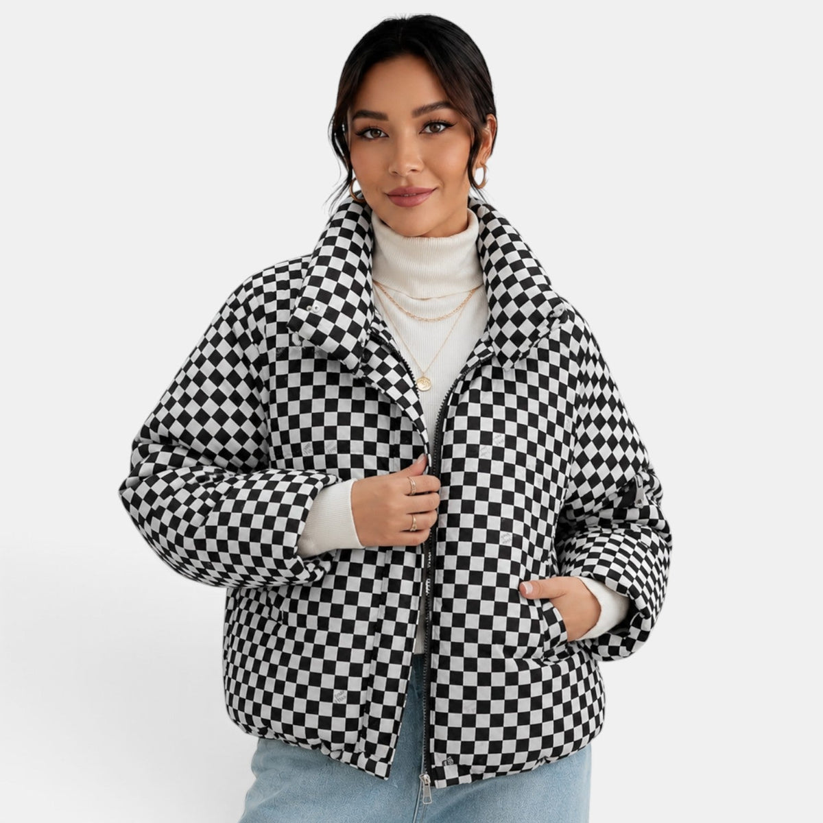 Chaqueta Acolchada Mujer Otoño