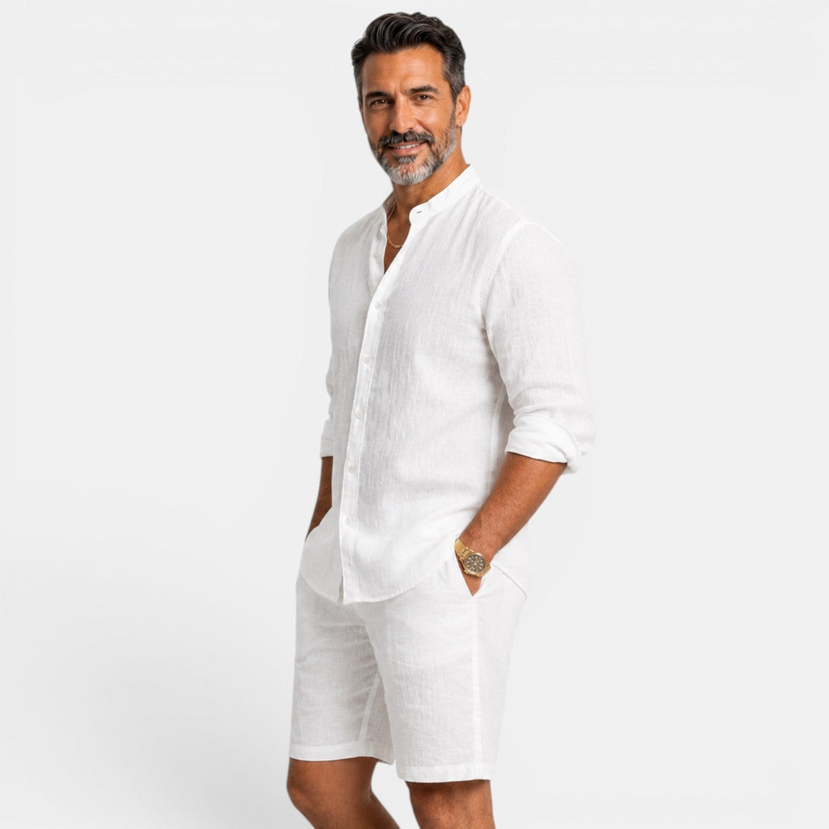 Conjunto Hombre Lino Casual