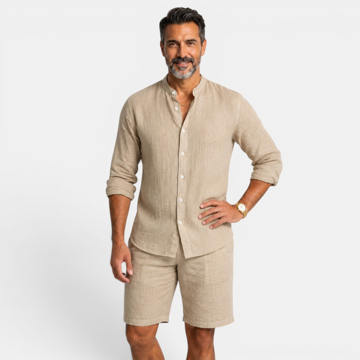 Conjunto Hombre Lino Casual