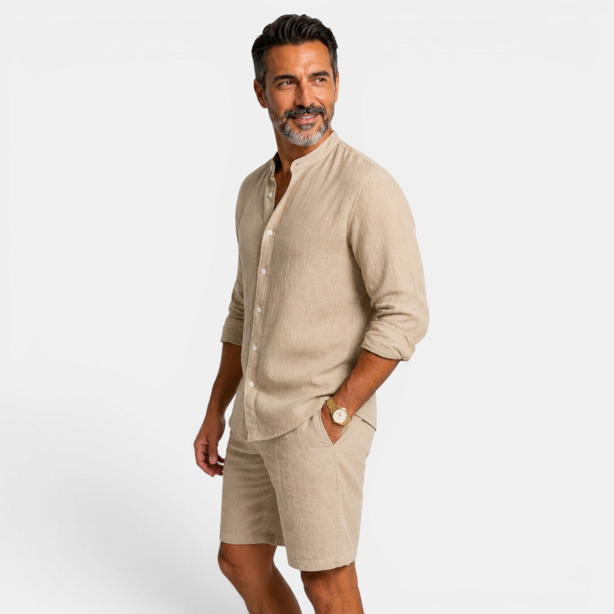 Conjunto Hombre Lino Casual