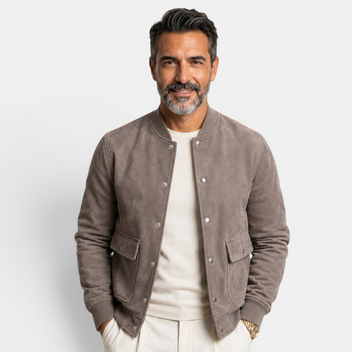 Chaqueta Bomber Hombre Casual