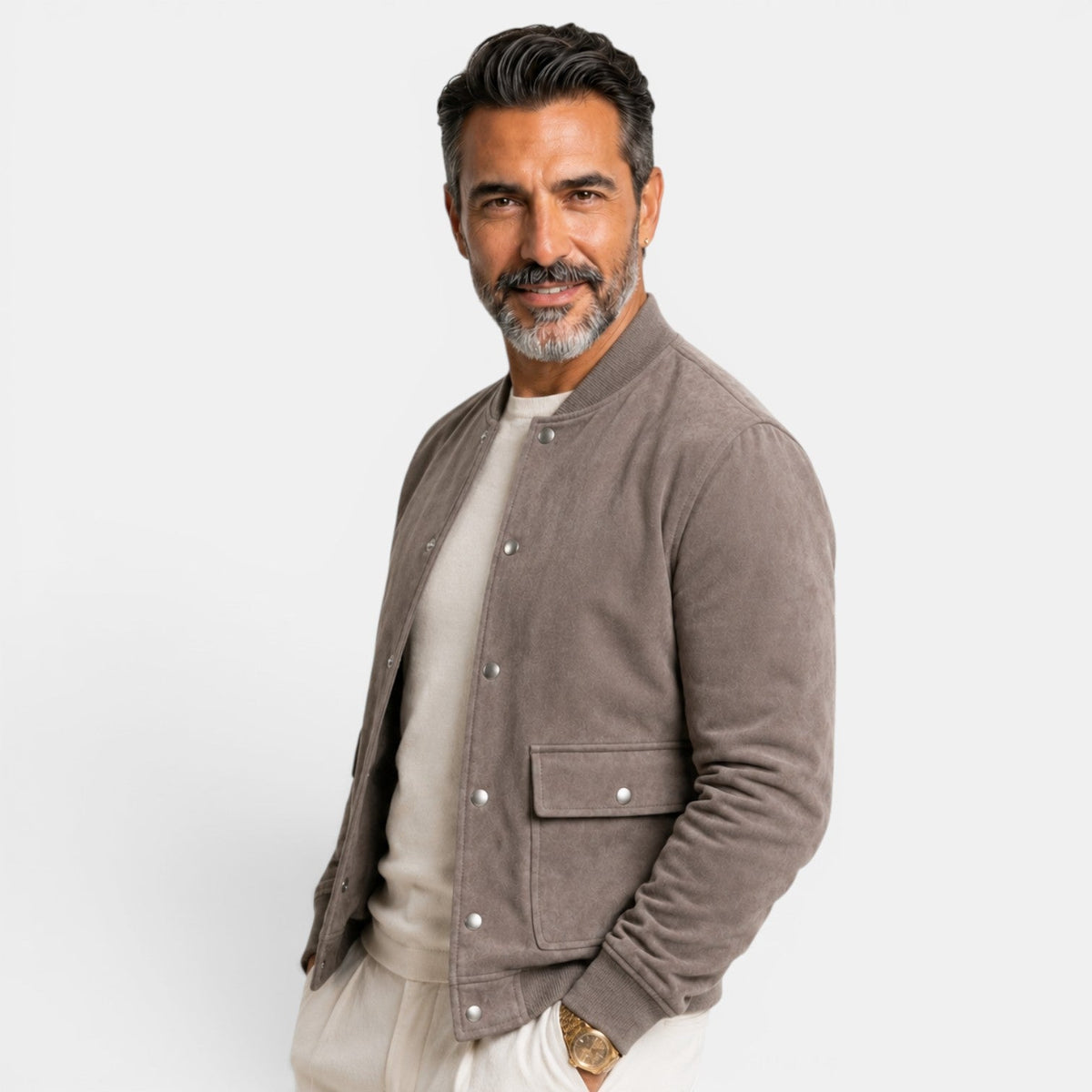 Chaqueta Bomber Hombre Casual
