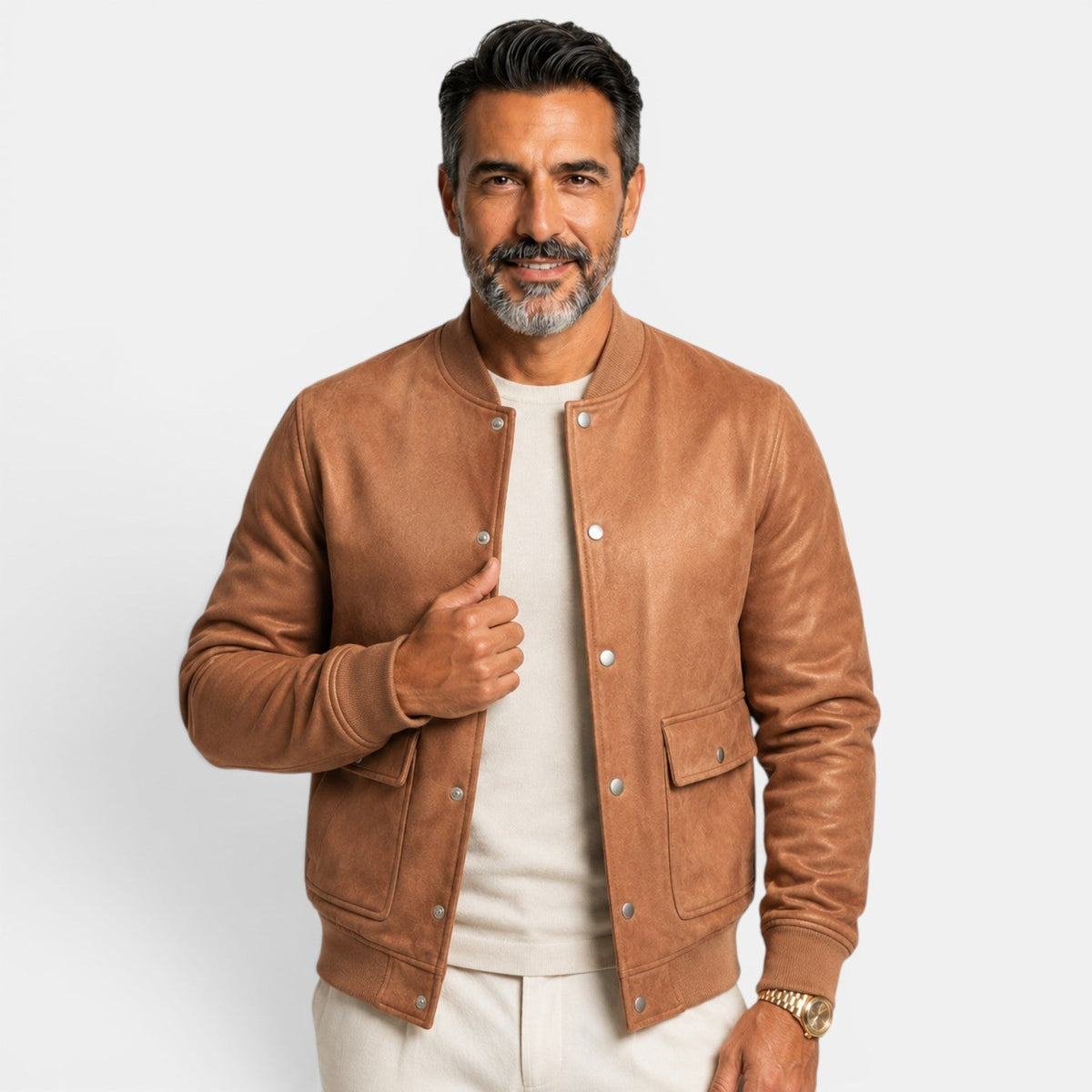 Chaqueta Bomber Hombre Casual