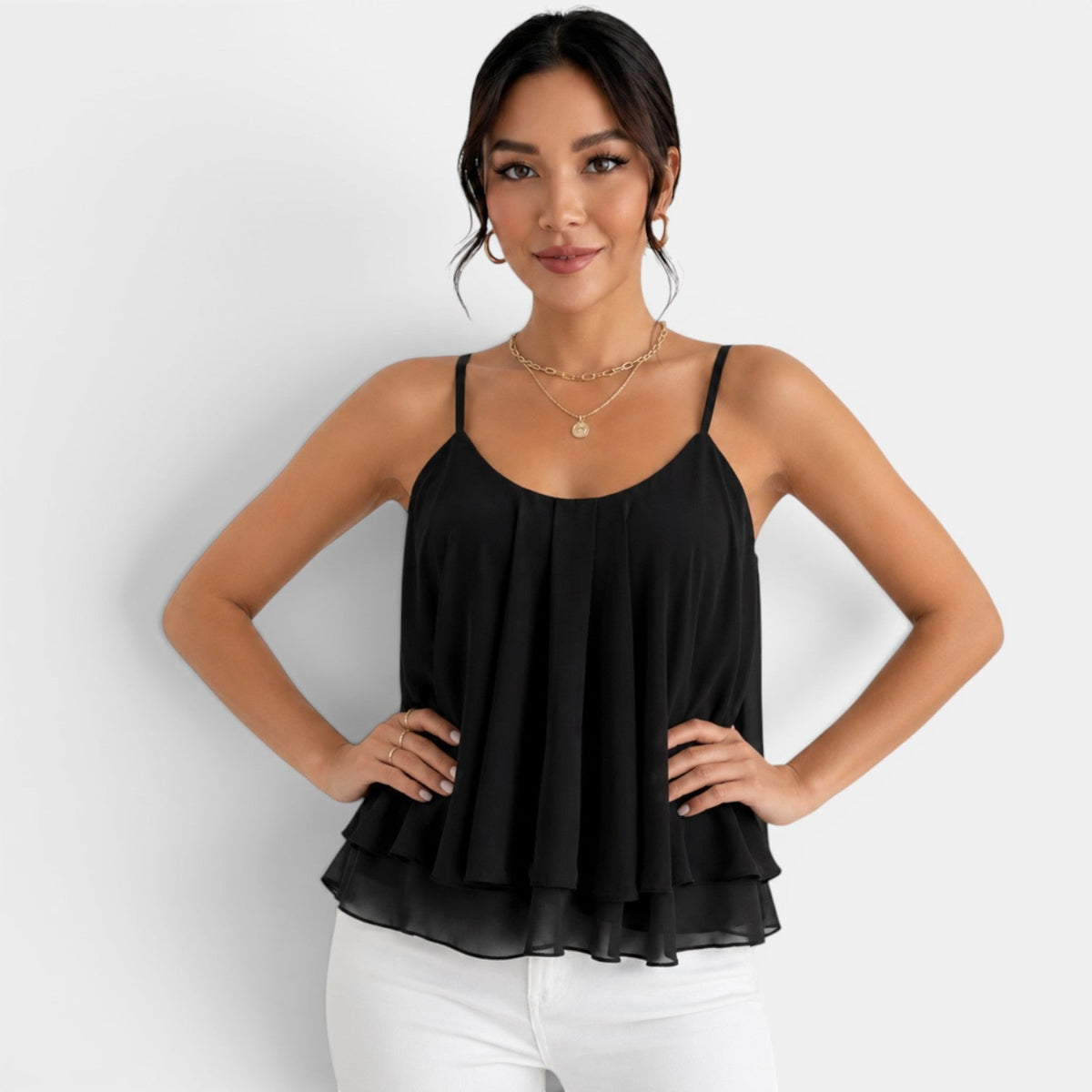 Top Camisola Mujer Perlas