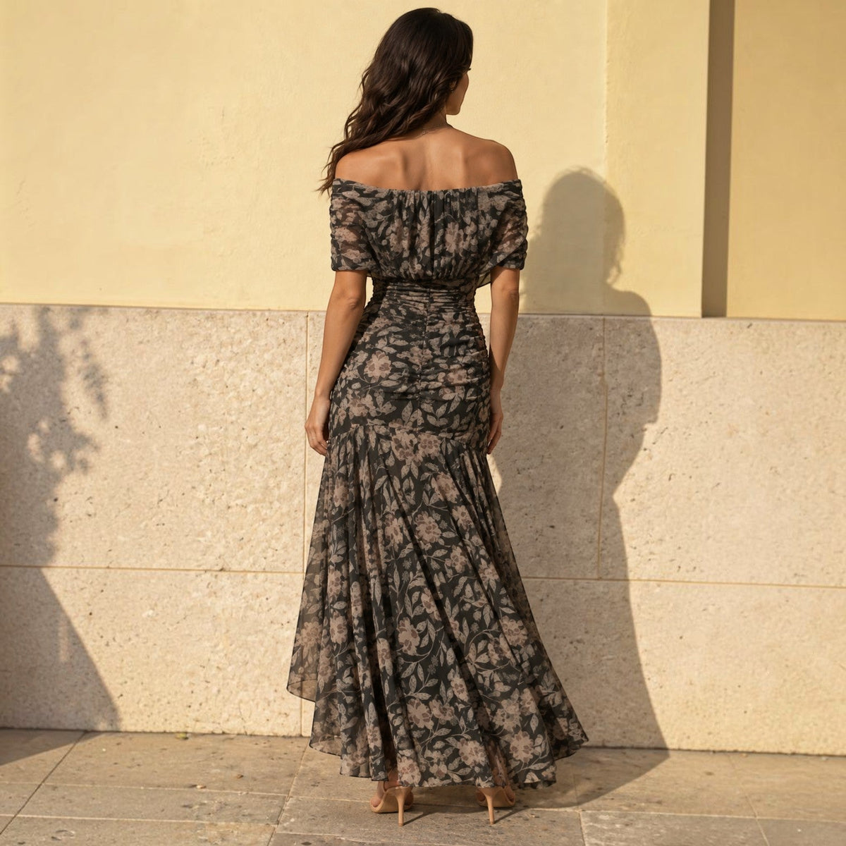 Vestido Invitada Boda Floral Largo