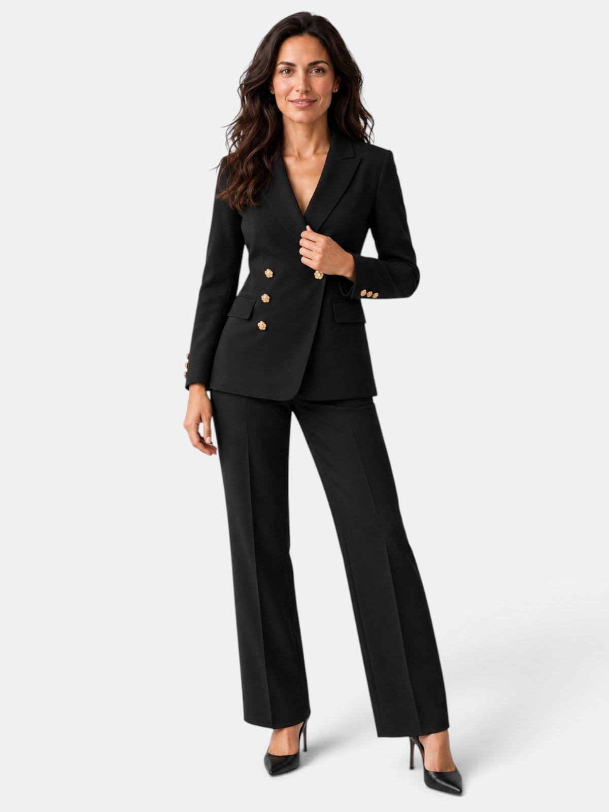 Traje Mujer Oficina Blazer Pantalón