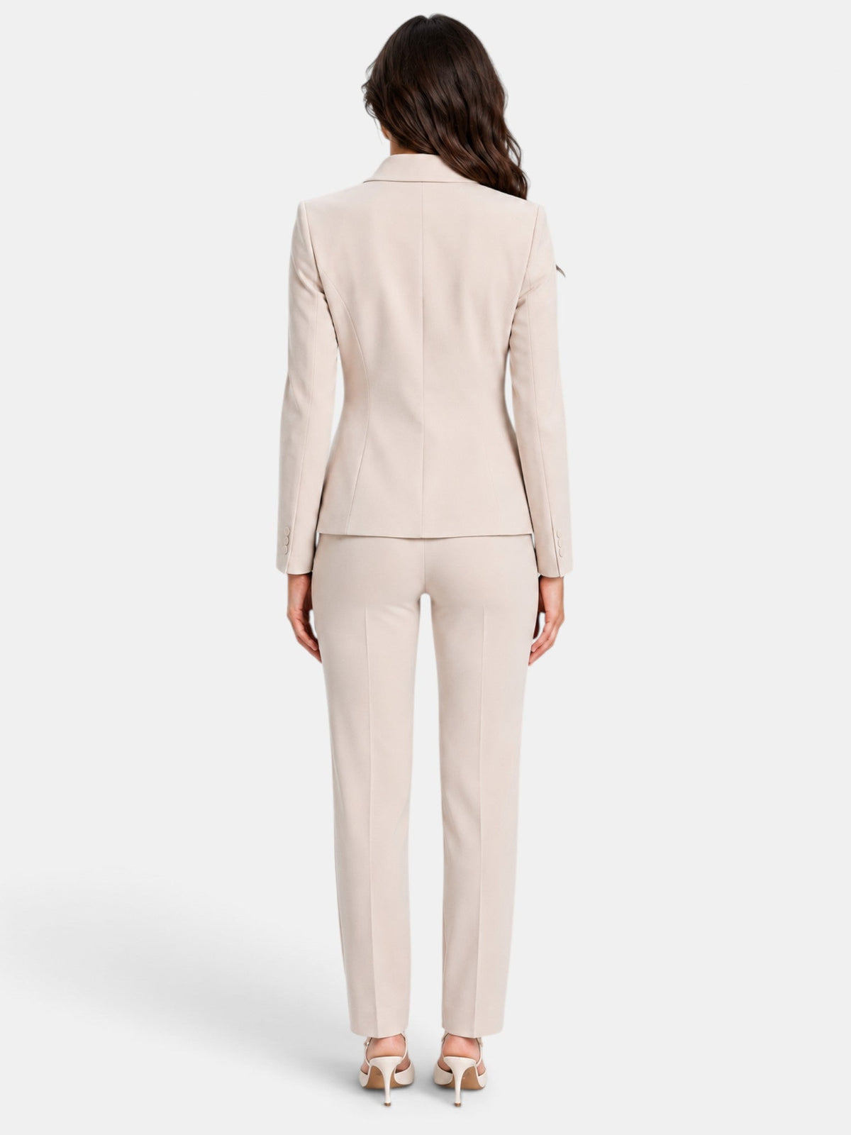Traje Mujer Oficina Blazer Asimétrico