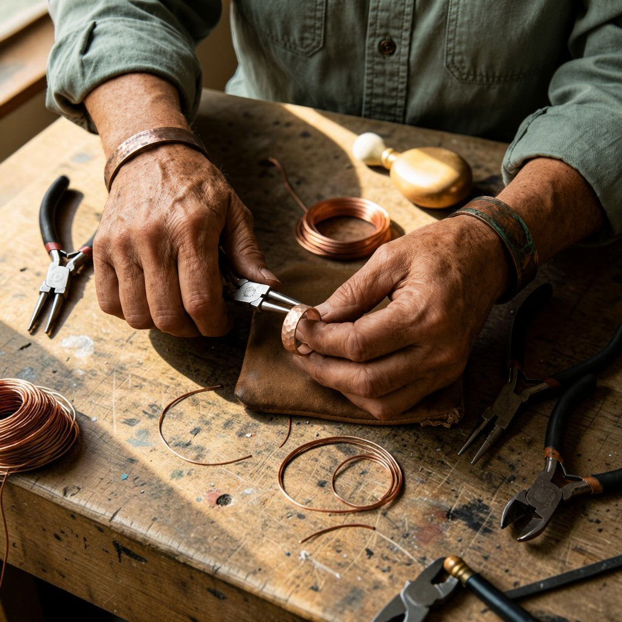 Anillo Marca de Cobre