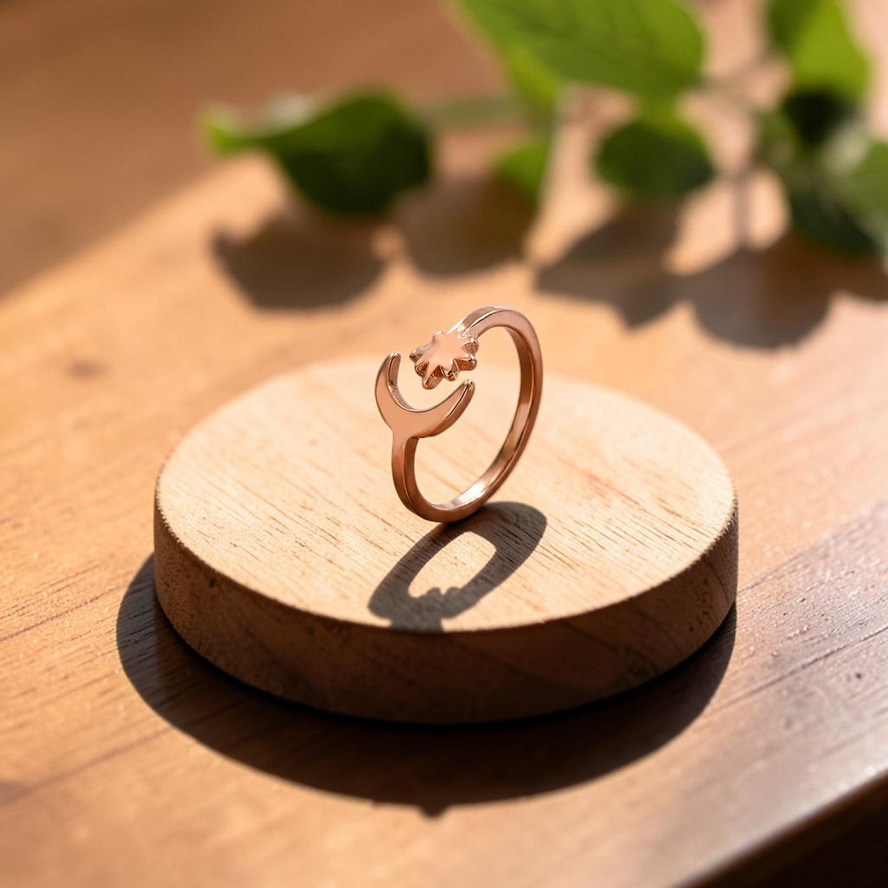 Anillo de Pie Lunar de Cobre