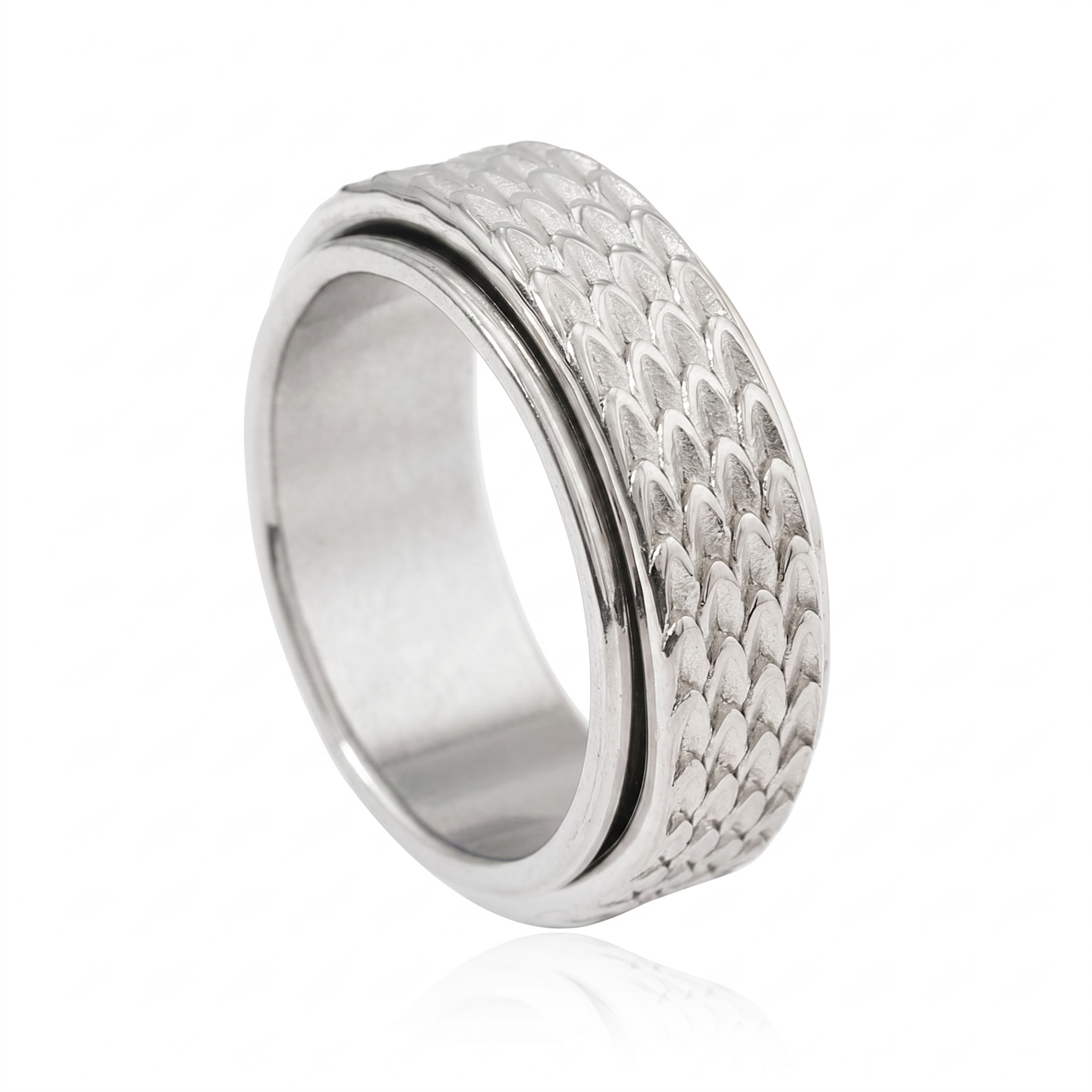 Anillo Giratorio Toren Oro Blanco