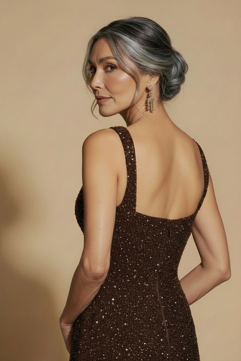 Vestido Valeria | Gala Sirena de Lentejuelas para Bodas y Eventos