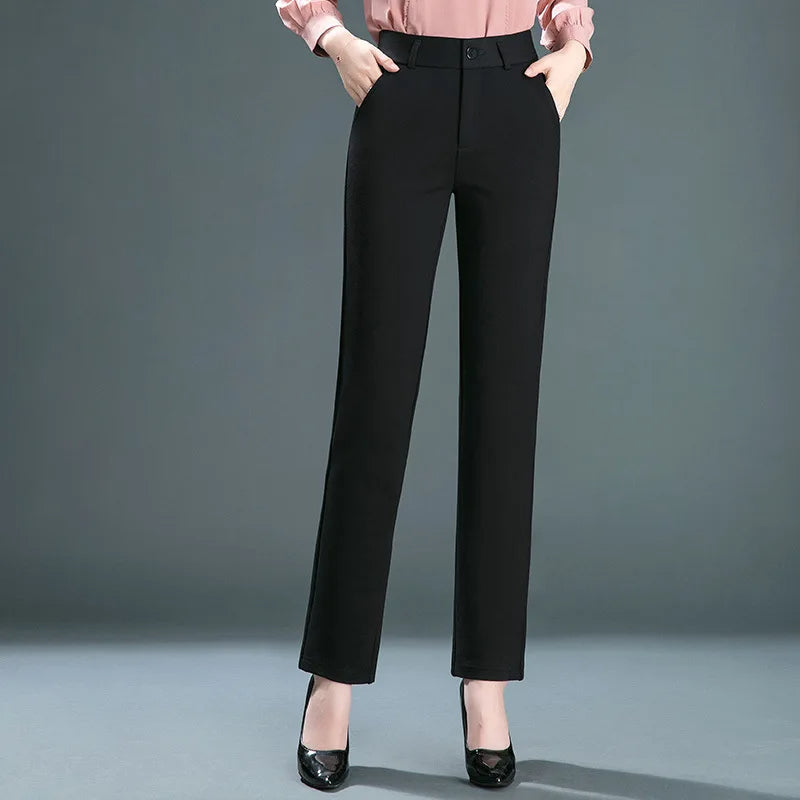 Pantalón de Vestir Elegante para Mujer con Corte Moderno