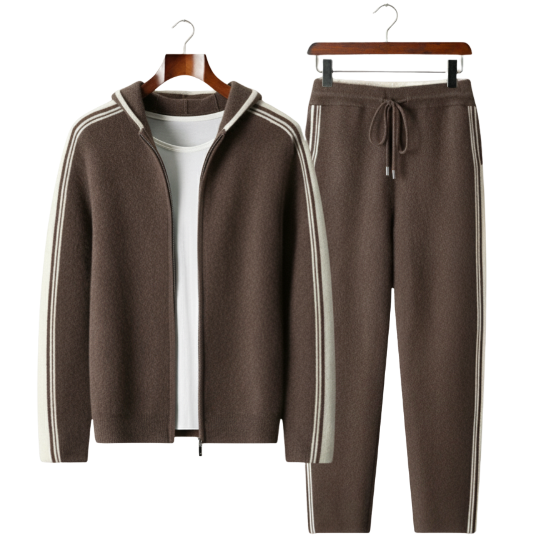 Chándal Hombre Premium 100% Cashmere Damien – Conjunto Elegante