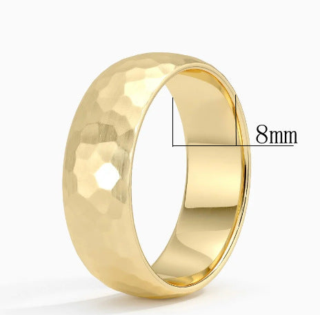 Anillo Texturizado Elric Oro