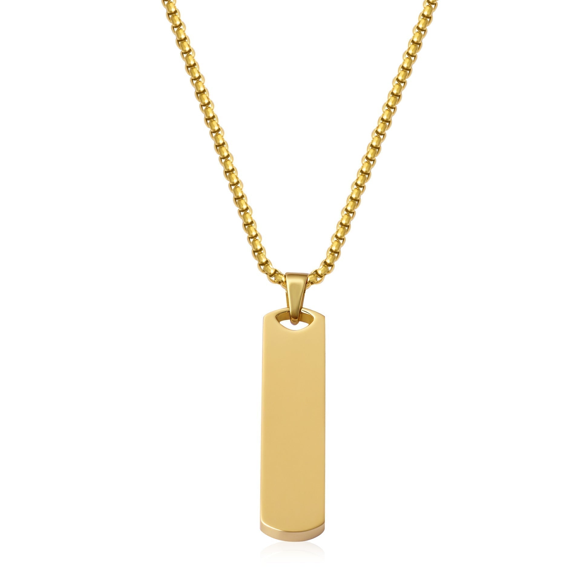 Collar Placa Core Oro