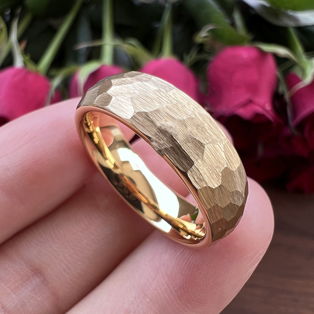 Anillo Texturizado Elric Oro