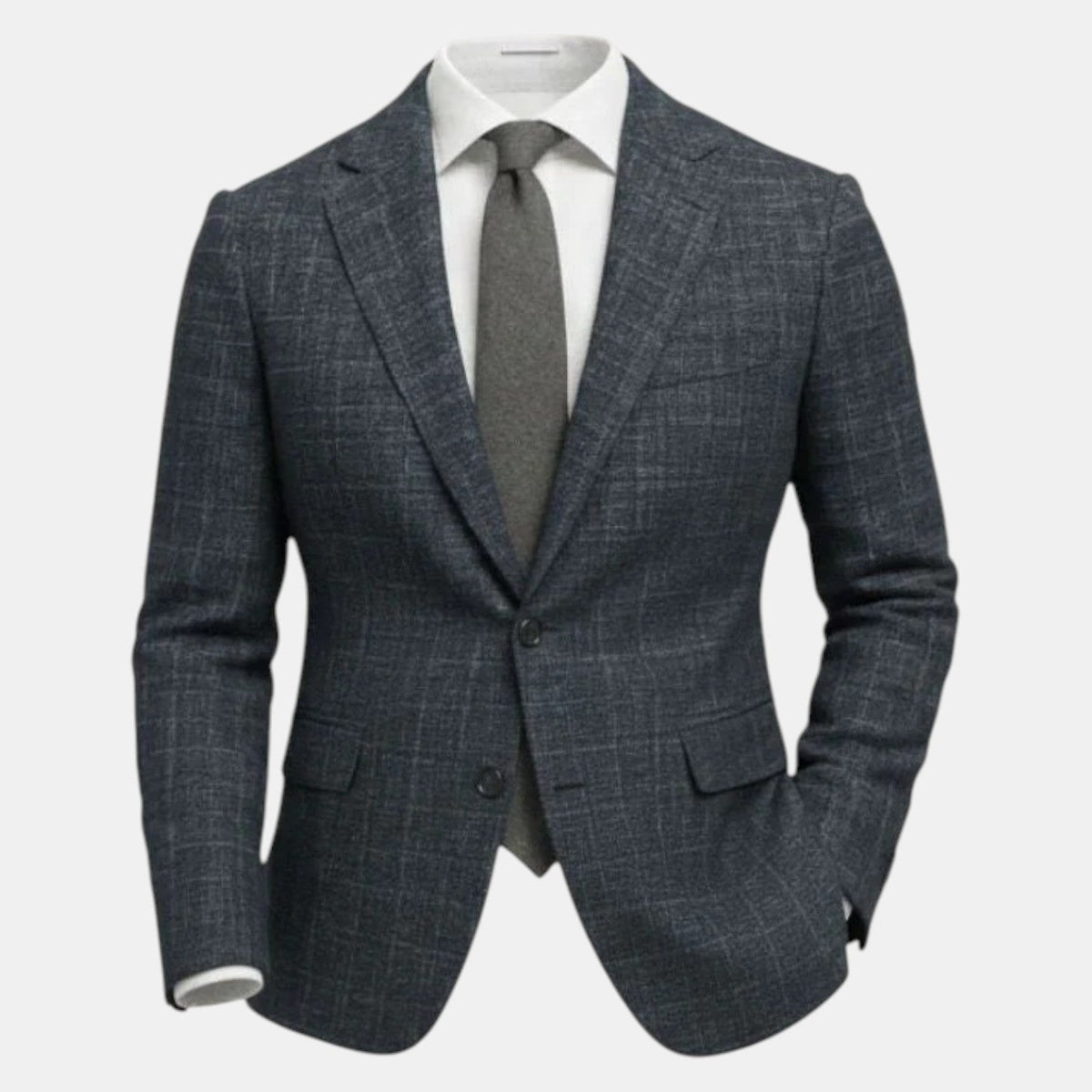 Blazer Hombre Slim Fit Premium – Americana Elegante Ligera con Solapa Clásica