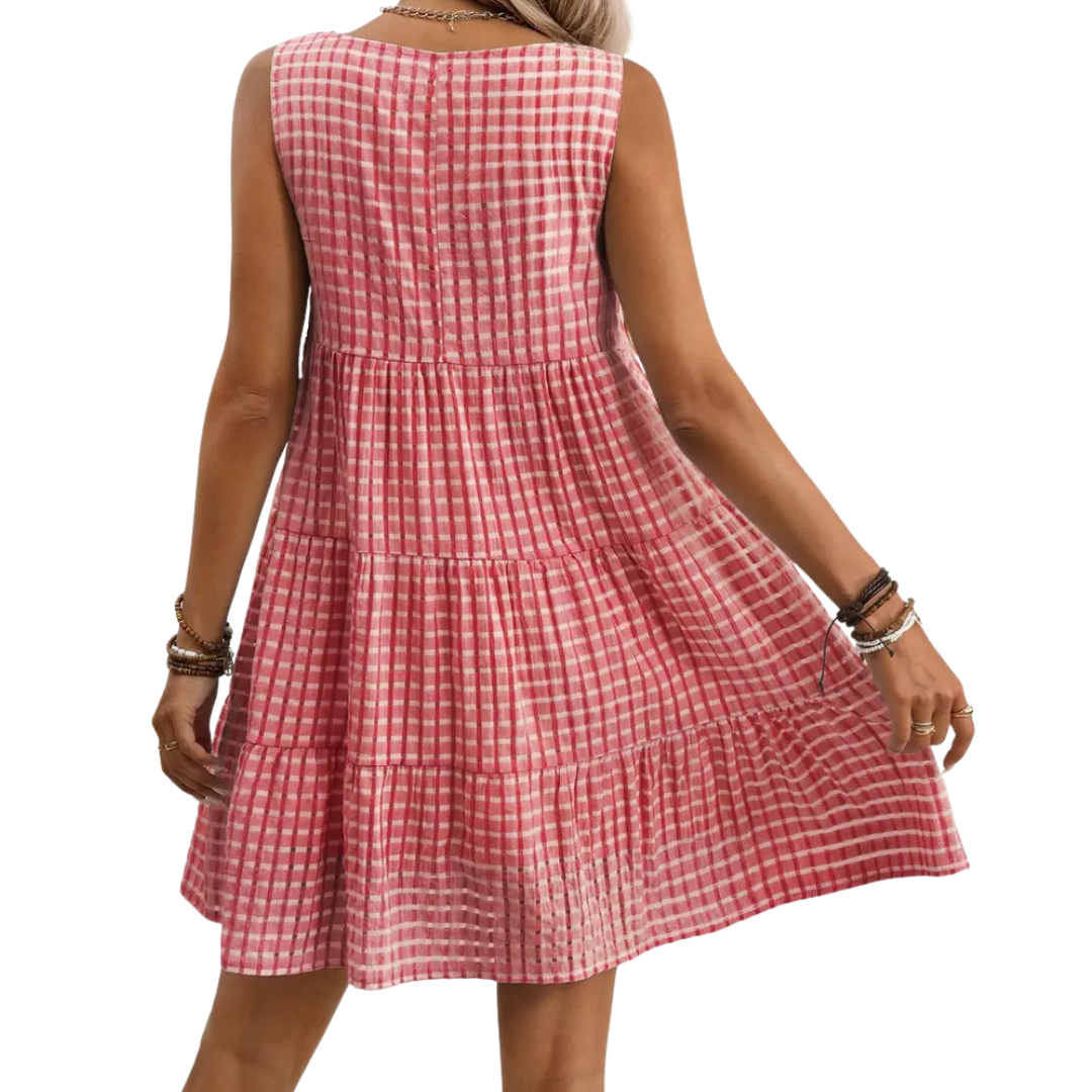 Wyla | Vestido Veraniego Sin Mangas con Volantes
