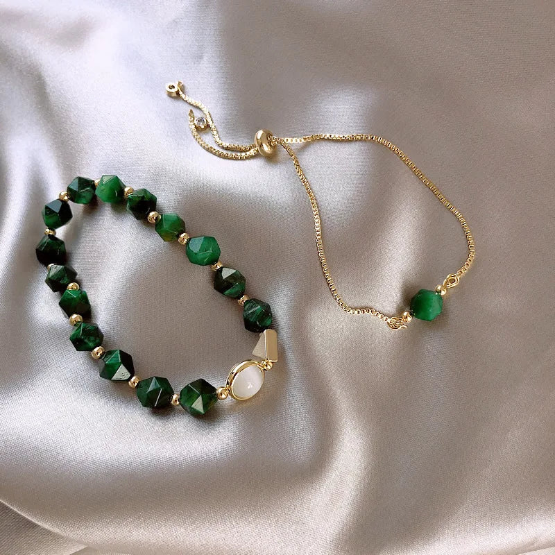 Set de Pulseras Elegantes Verdes