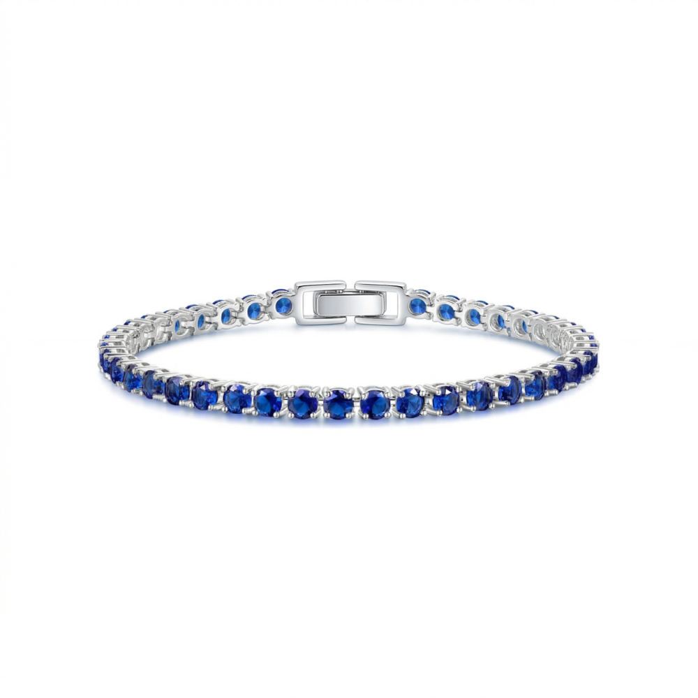 Pulsera Tenis Zafiro