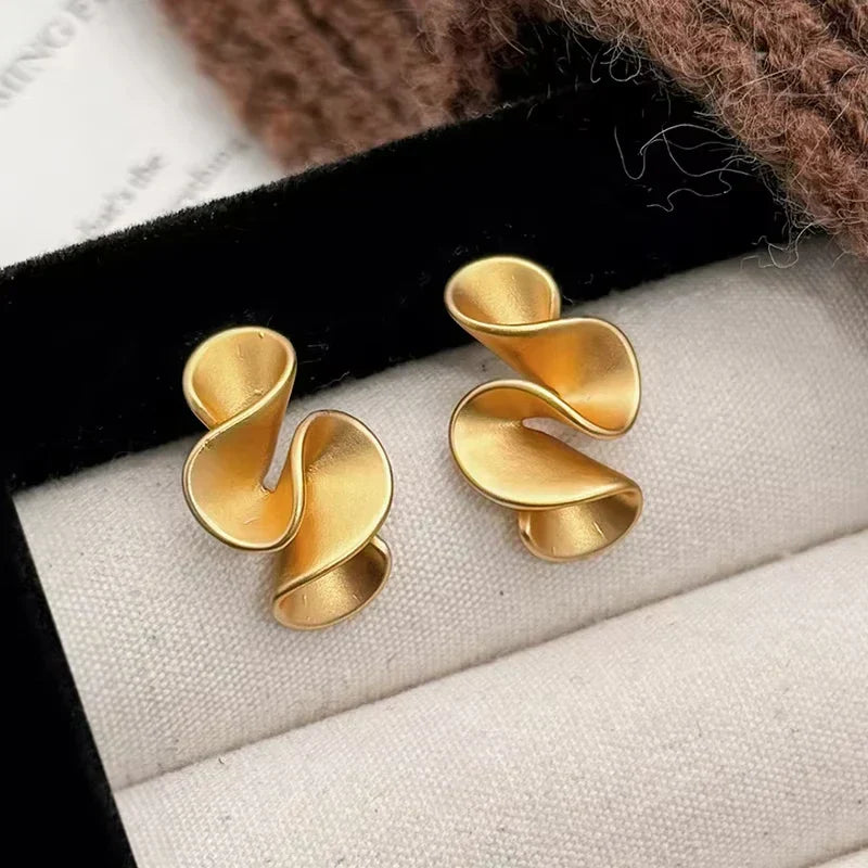 Pendientes Flor Plata y Oro 18K