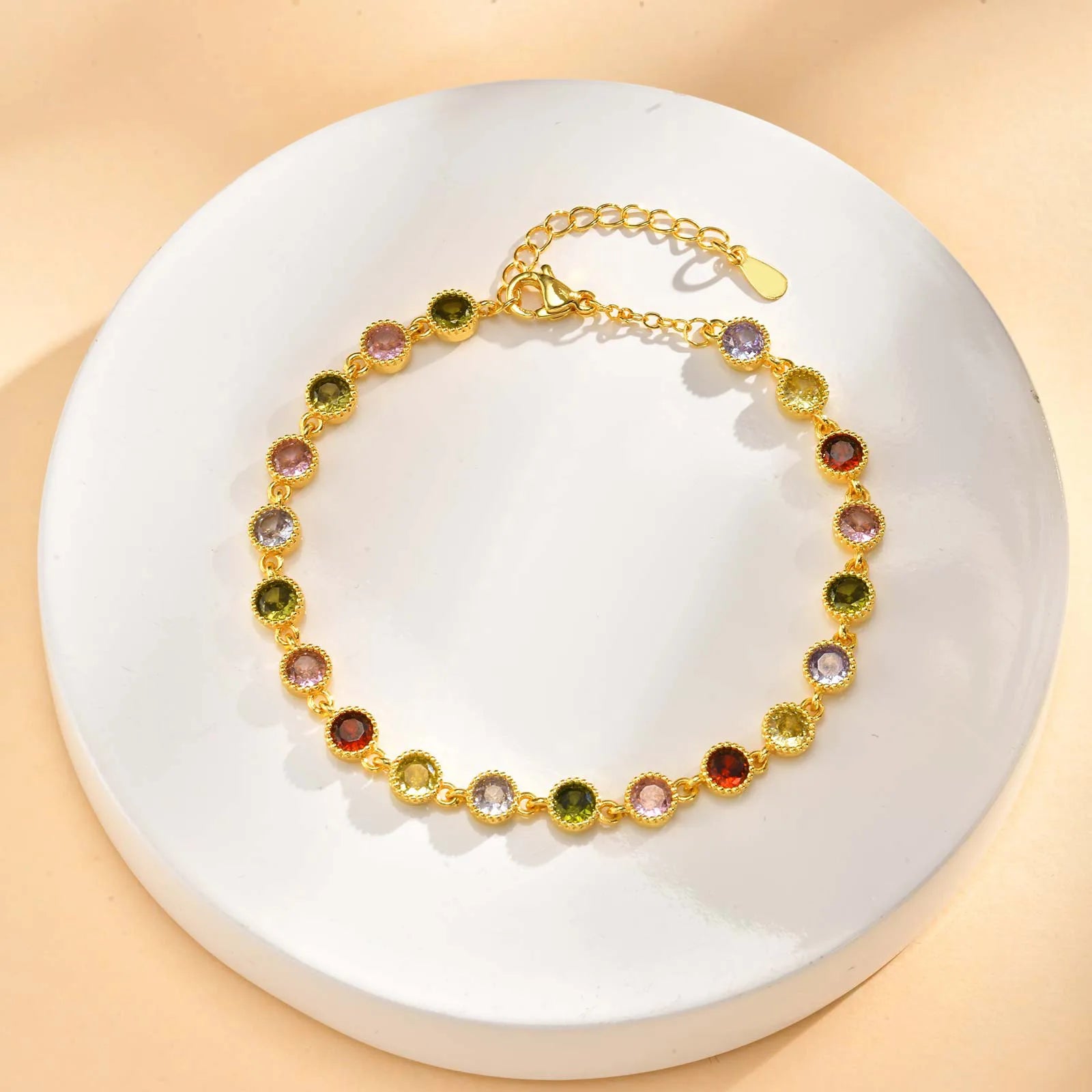 Pulsera Charm Arcoíris Luminoso