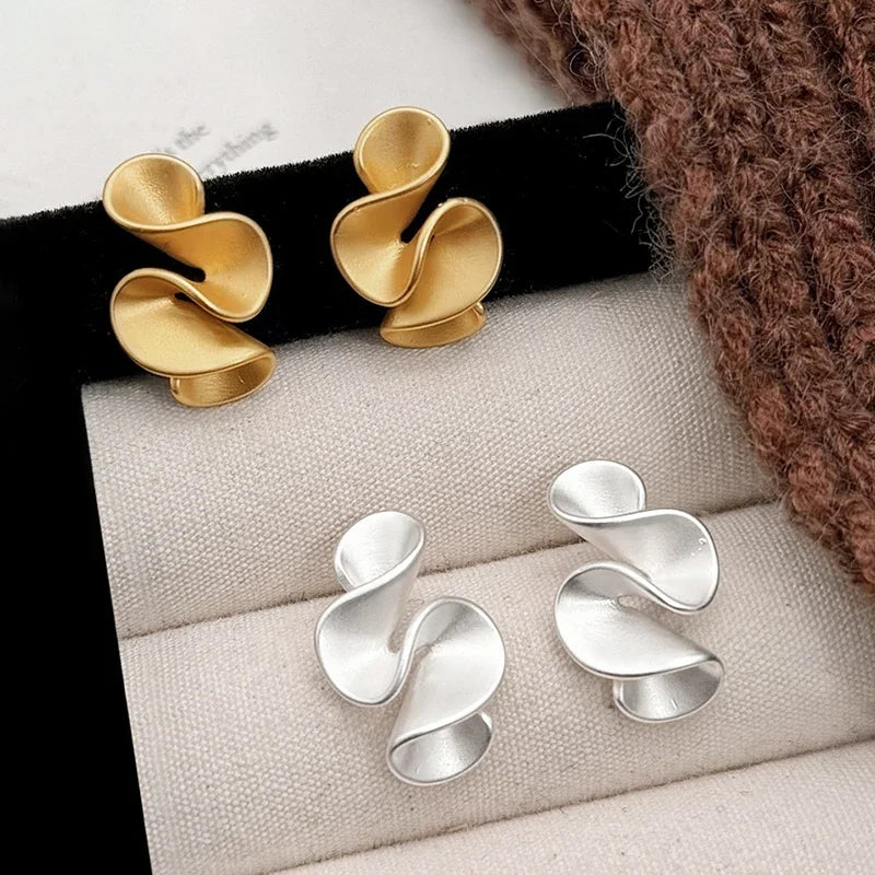 Pendientes Flor Plata y Oro 18K
