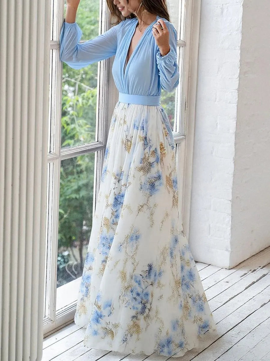 Vestido Invitada de Boda Largo Floral