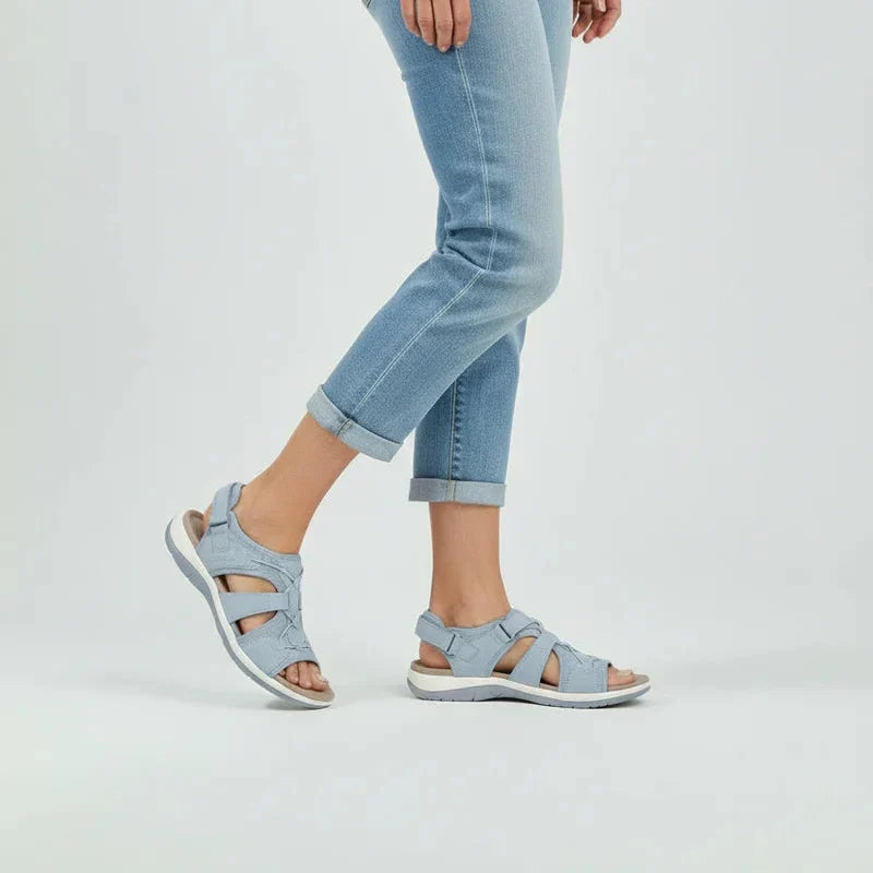 Sandalias Ortopédicas Mujer Premium – Sandalias Ajustables Cómodas para Verano