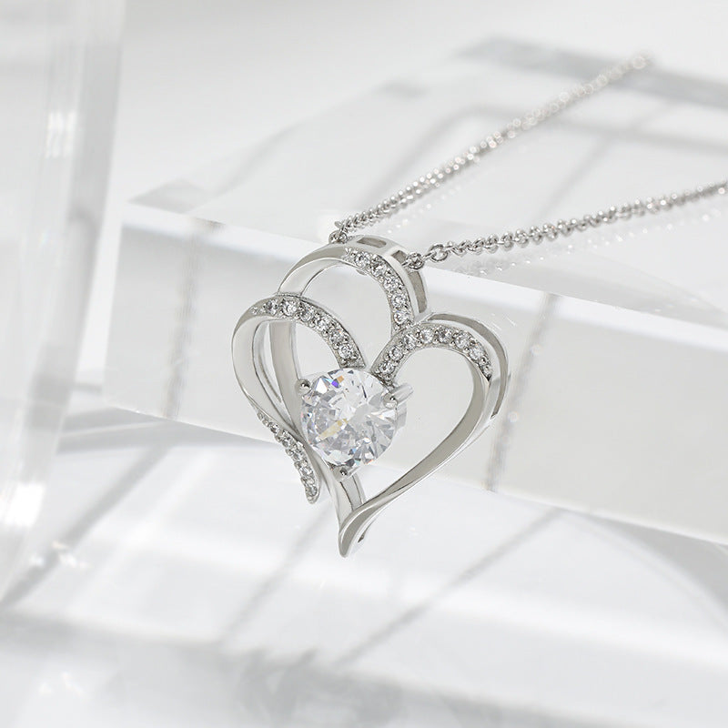 Collana doppio cuore