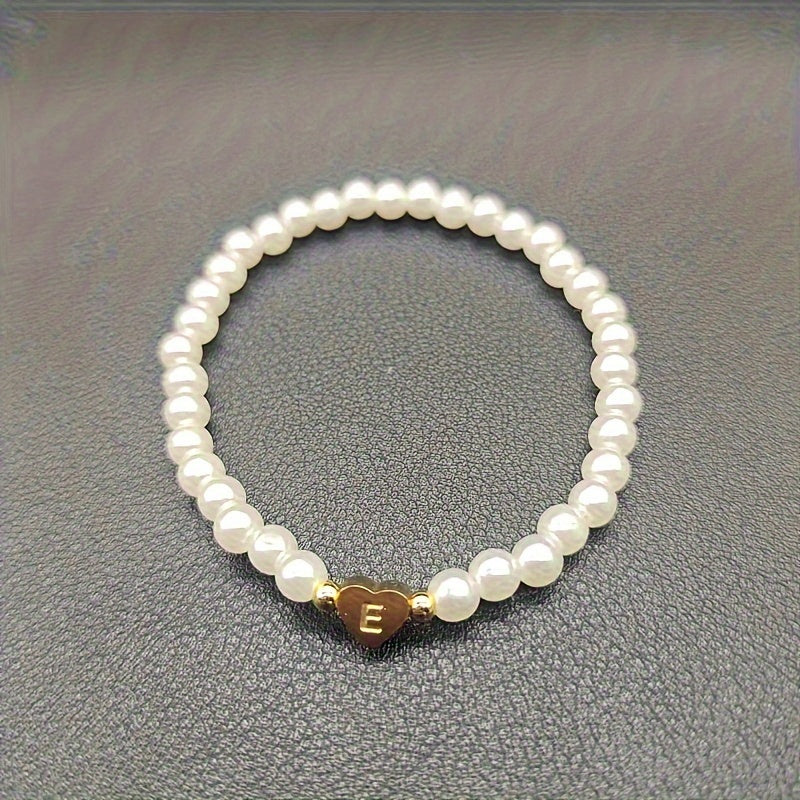 Pulsera Chic con Inicial en Corazón (A-Z)