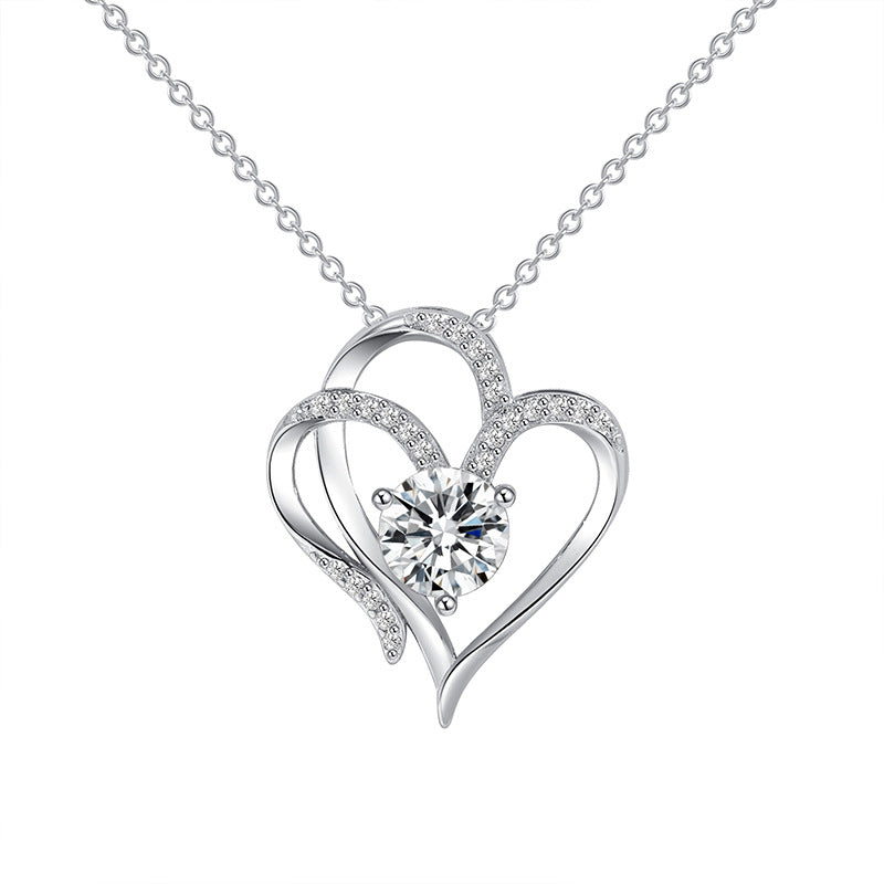 Collana doppio cuore