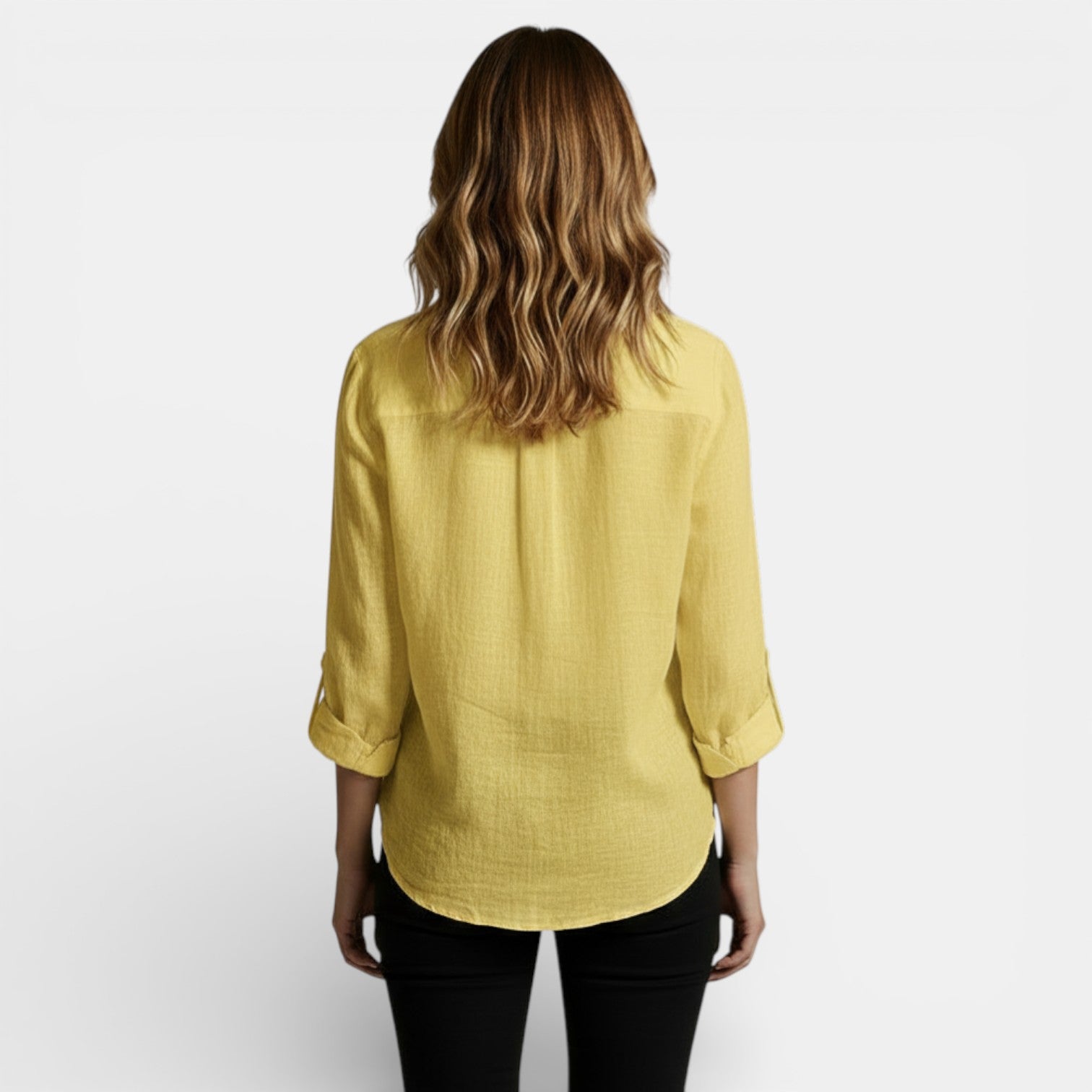Women's Spring Blouse with Buttons Elegant