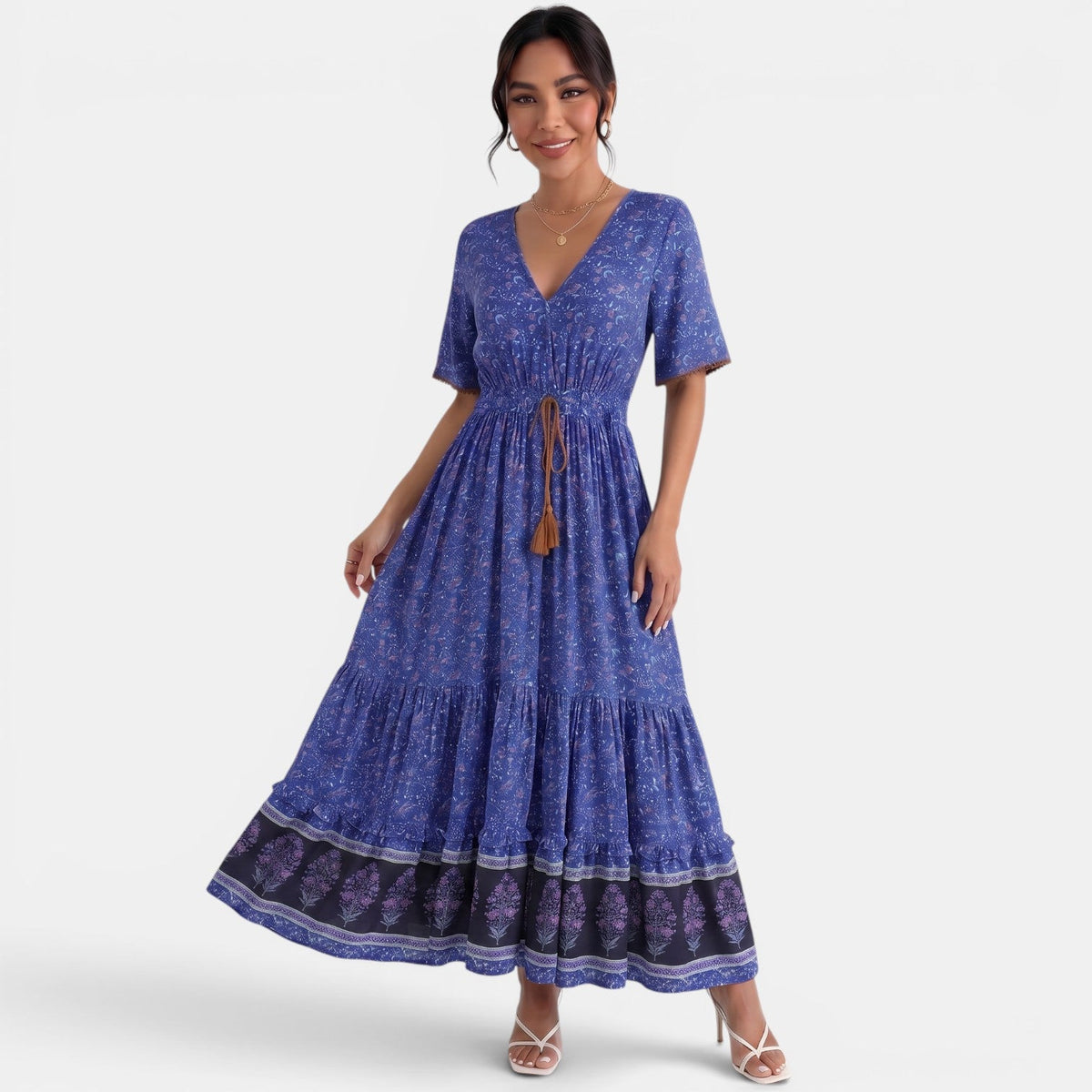 Vestido Boho Verano Mujer