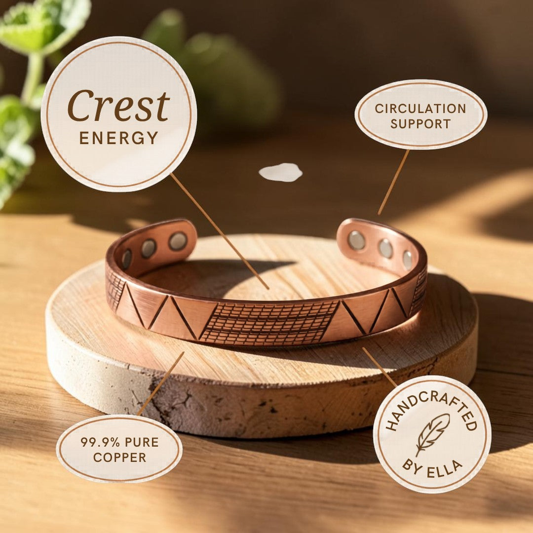 Pulsera Cresteria de Cobre