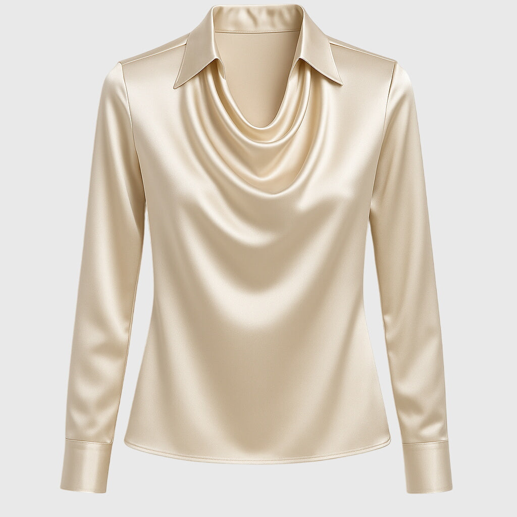 Brooklyn | Shiny Satin Blouse