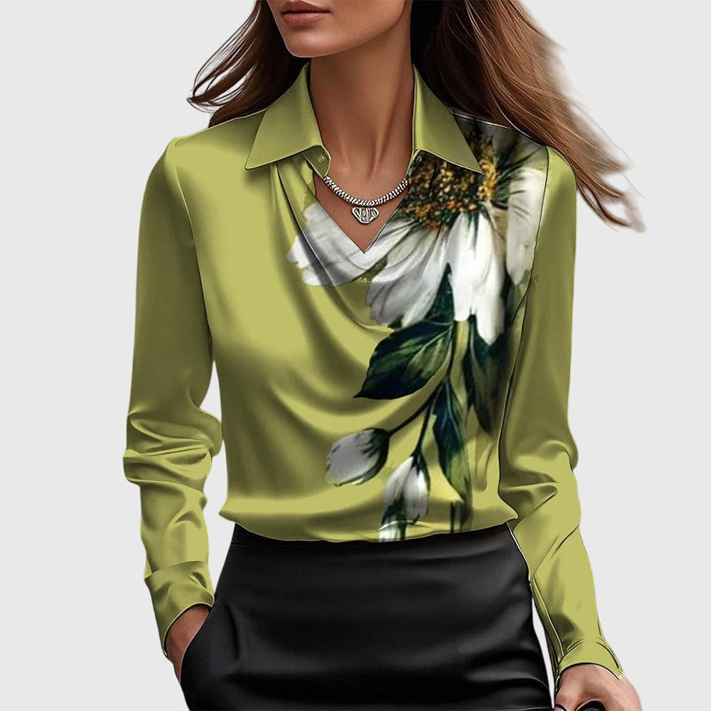 Brooklyn | Shiny Satin Blouse