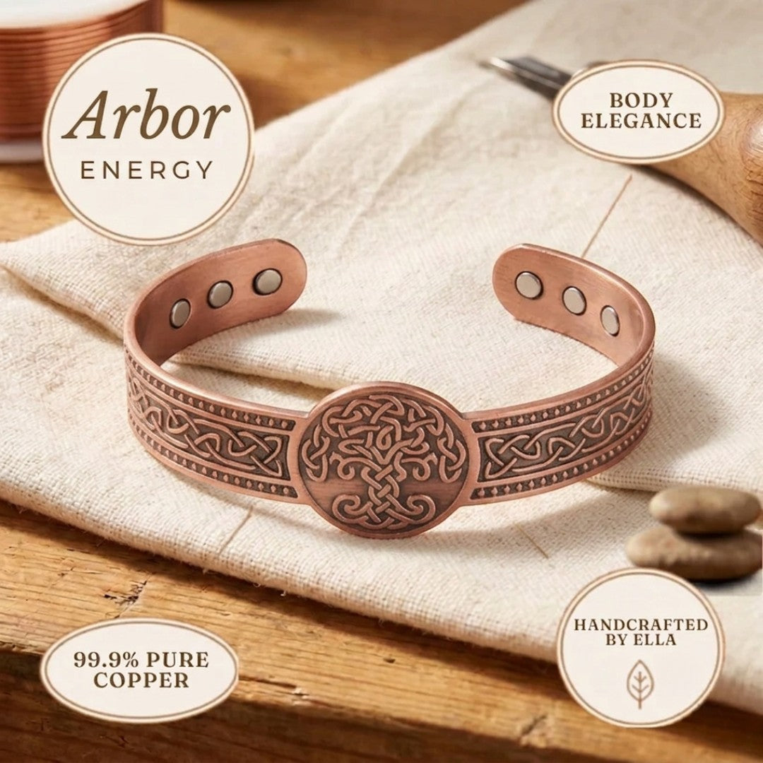 Pulsera Arbol de Cobre
