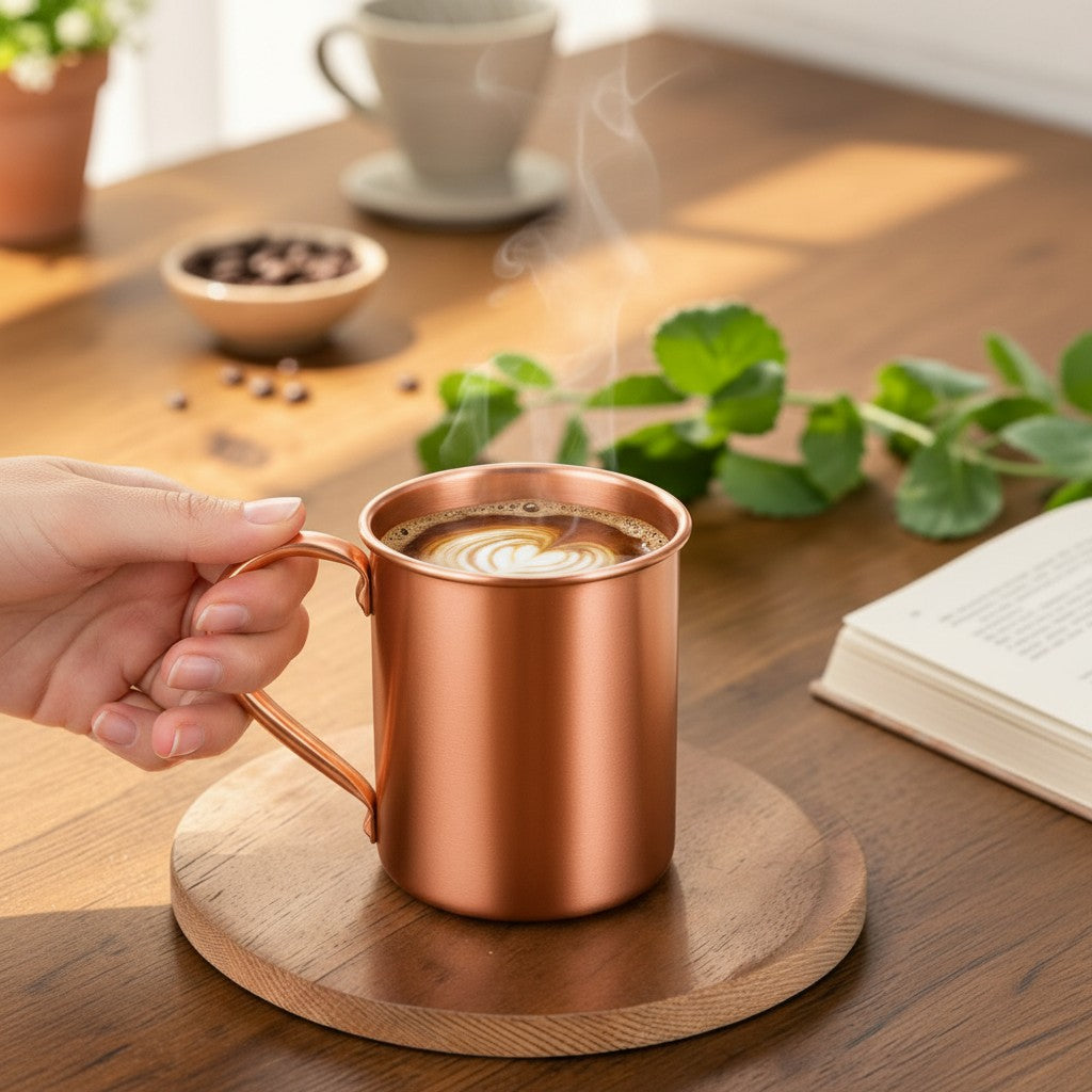 Taza Lisa de Cobre