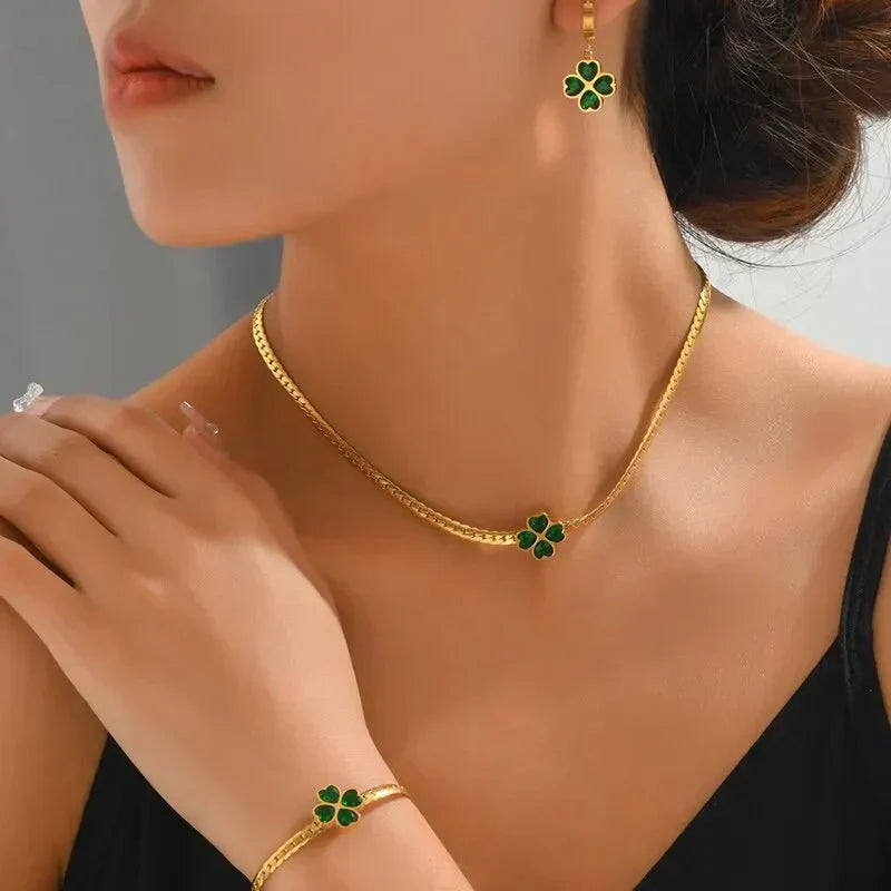 Set de Joyería Trébol